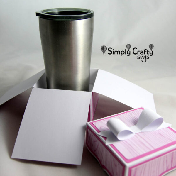 Medium Tumbler Explosion Box SVG