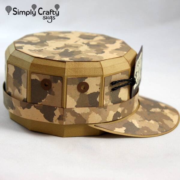 Military Fatigue Hat SVG