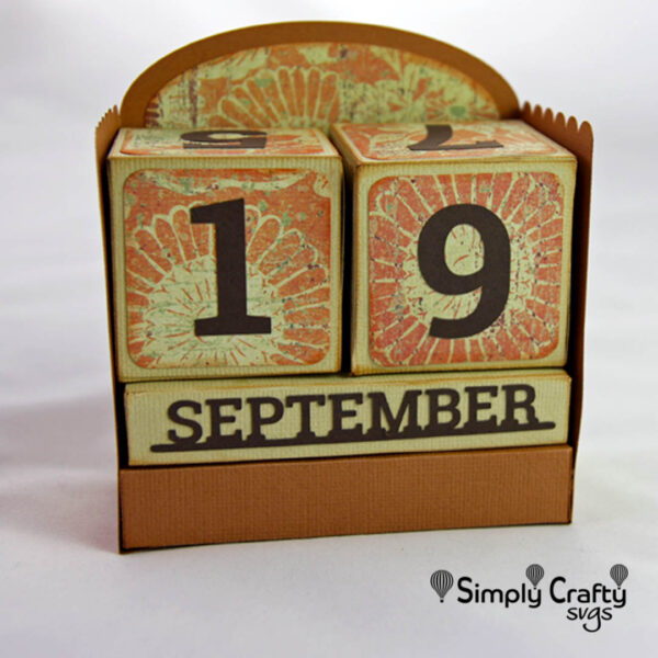 Perpetual Calendar SVG