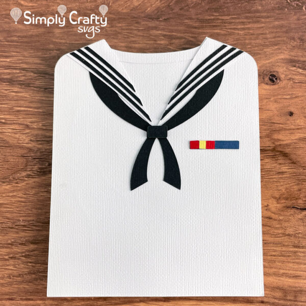 Sailor Uniform Card SVG