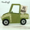 Dad Side by Side Box Card SVG