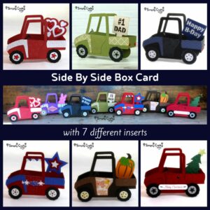 Side by Side Box Card SVG