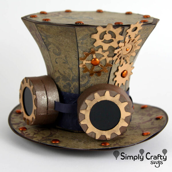 Steampunk Top Hat SVG