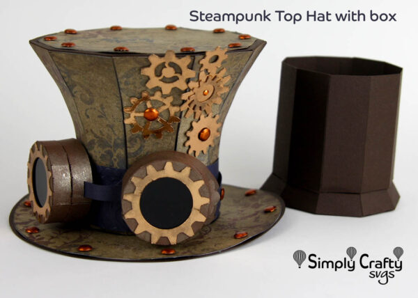 Steampunk Top Hat SVG