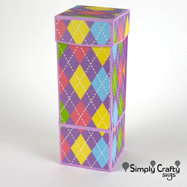 Straight Skinny Tumbler Explosion Box SVG