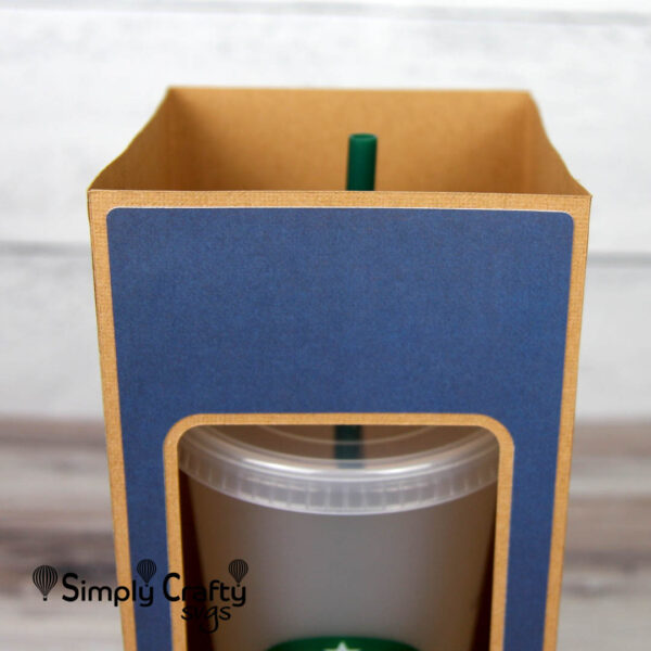 Tall Cold Cup Box SVG