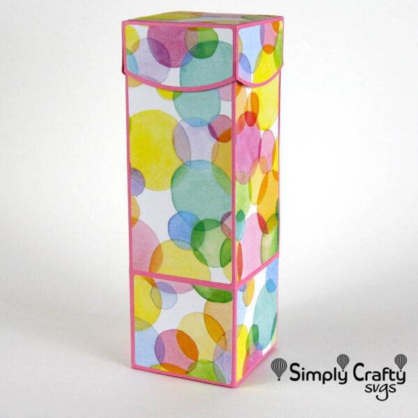 Tall Skinny Tumbler Explosion Box SVG