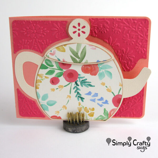 FREE Teapot Card SVG