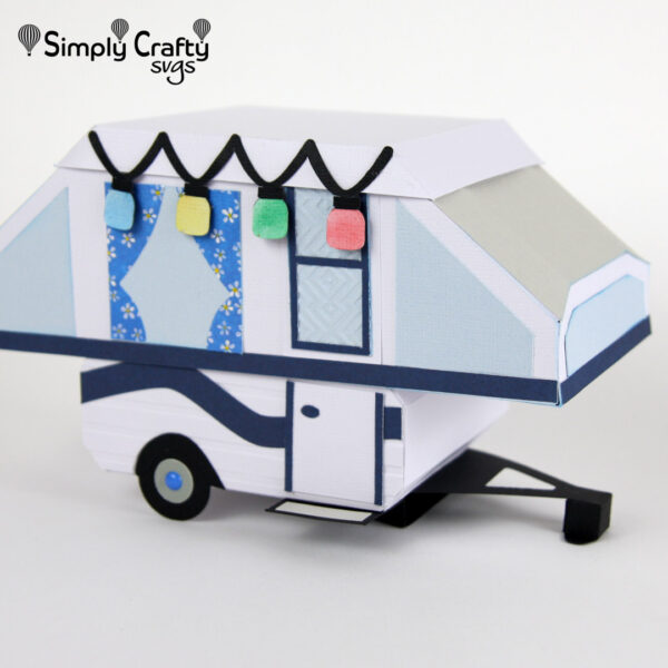 3D Tent Trailer SVG