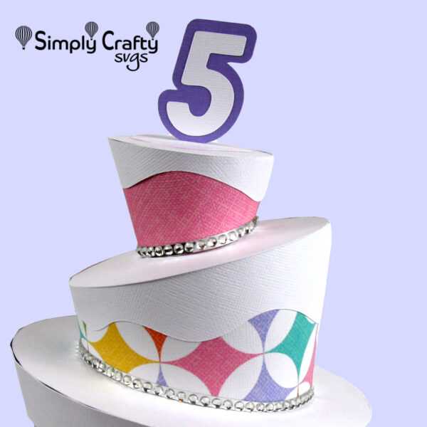 Topsy Turvy Cake SVG