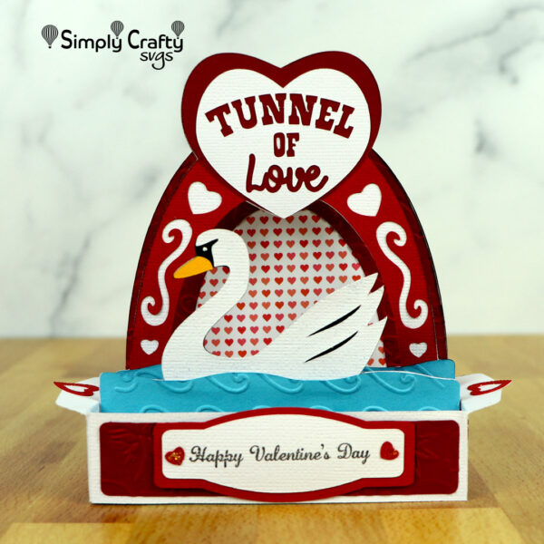 Tunnel of Love Box Card SVG