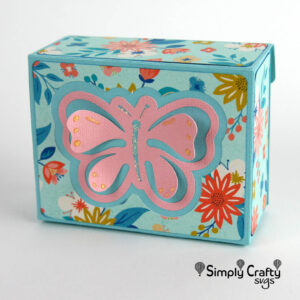 Butterfly Fliptop Box SVG