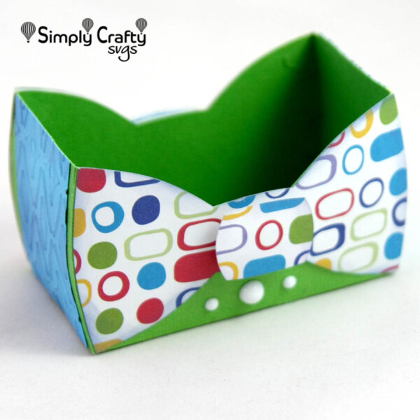 Dad Bow Tie Box SVG
