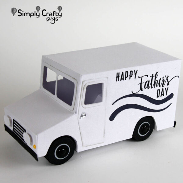 Father's Day Delivery Truck SVG