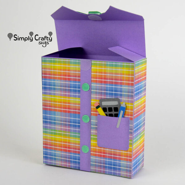 Nerd Shirt Box SVG