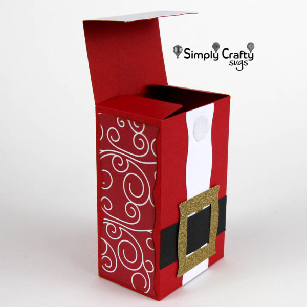 Santa's Suit Box SVG