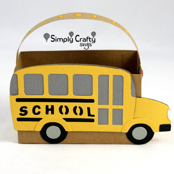 School Bus Bag SVG