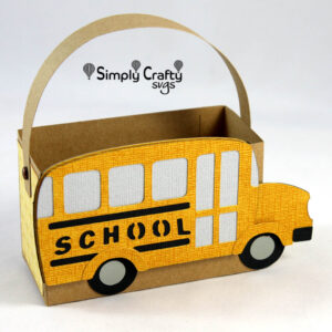 School Bus Bag SVG