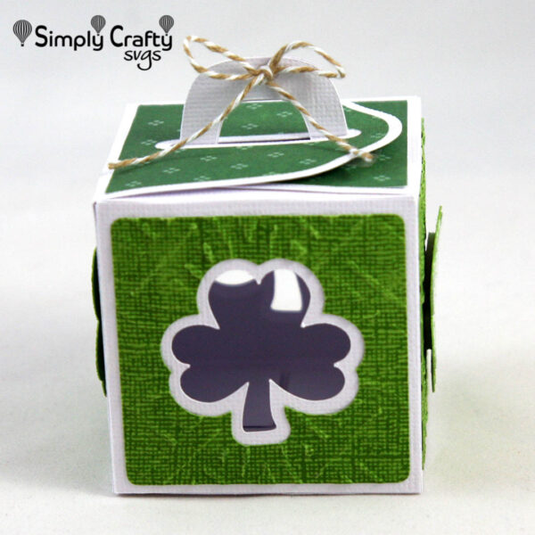 Shamrock Handle Box SVG