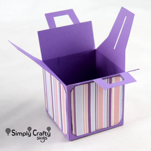 Square Box with Handle SVG