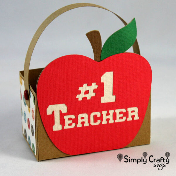 Teacher's Apple Bag SVG