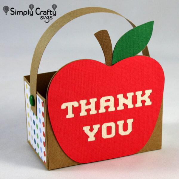 Teacher's Apple Bag SVG