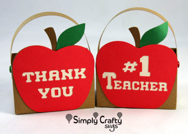 Teacher's Apple Bag SVG