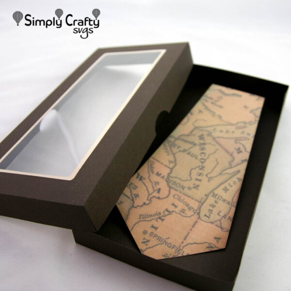 Tie Gift Box SVG