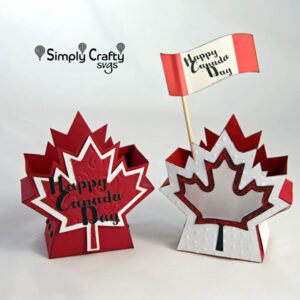 Canada Day Box and Lantern SVG