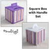 Square Box with Handle SVG