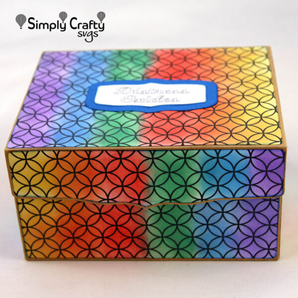 Large Ink Pad Holder SVG
