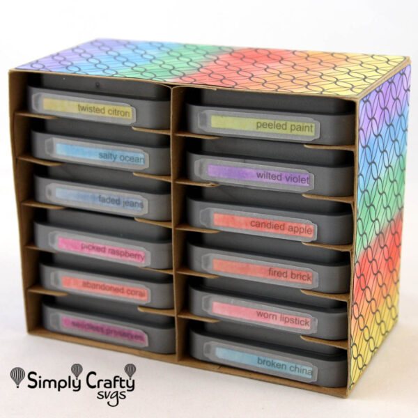 Large Ink Pad Holder SVG