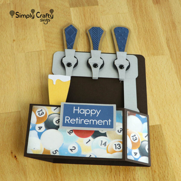 Beer Taps Box Card SVG