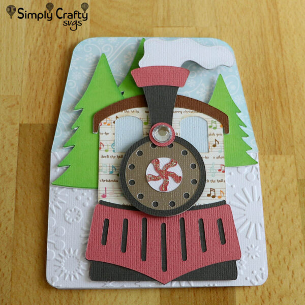 Holiday Express Train Card SVG