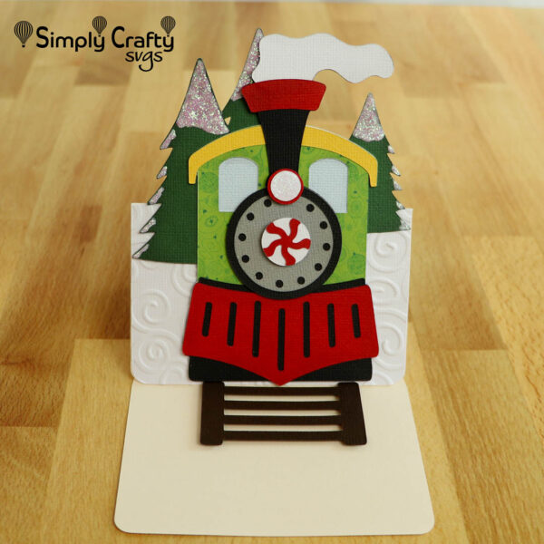 Holiday Express Train Card SVG