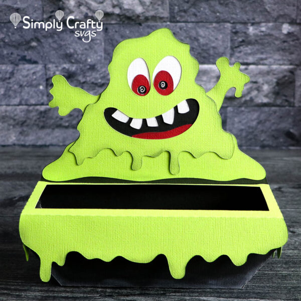 Slimy Monster Treat Box SVG