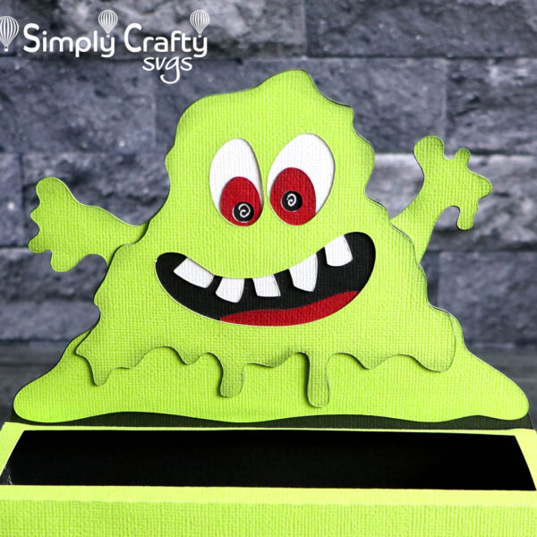 Slimy Monster Treat Box SVG