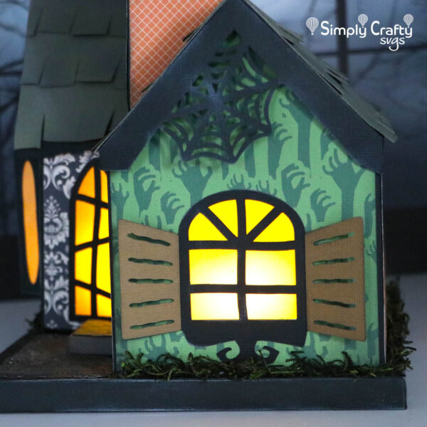 3D Haunted House SVG