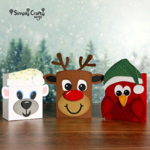 Critters Christmas Block Box SVG