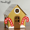 Gingerbread House Box SVG