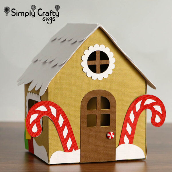 Gingerbread House Box SVG