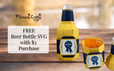 FREE Beer Bottle Box SVG File with Purchase (Expired Offer)