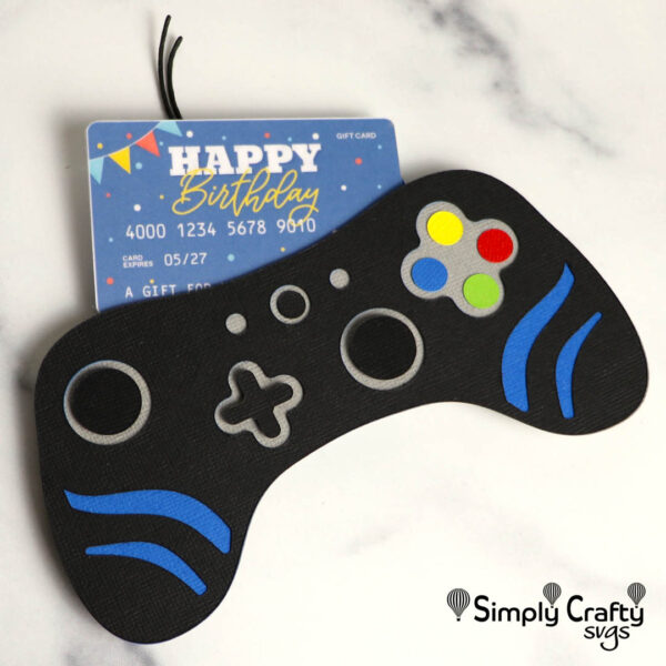 Gaming Gift Card Holder SVG