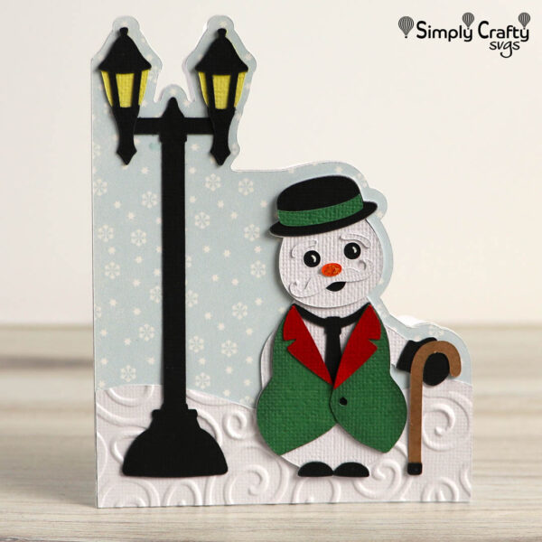 Mr Snowman Cards SVG