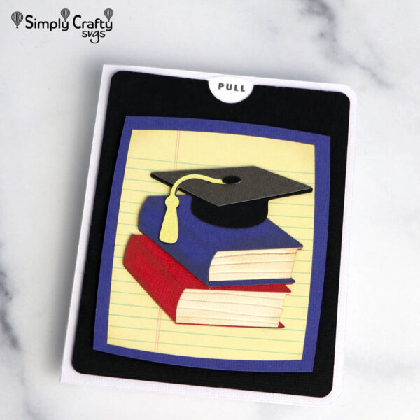 Graduation Double Slider Card SVG