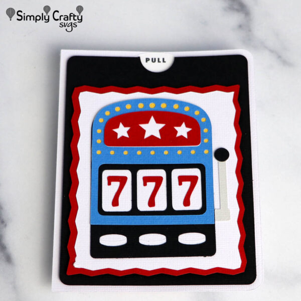 Slots Double Slider Card SVG