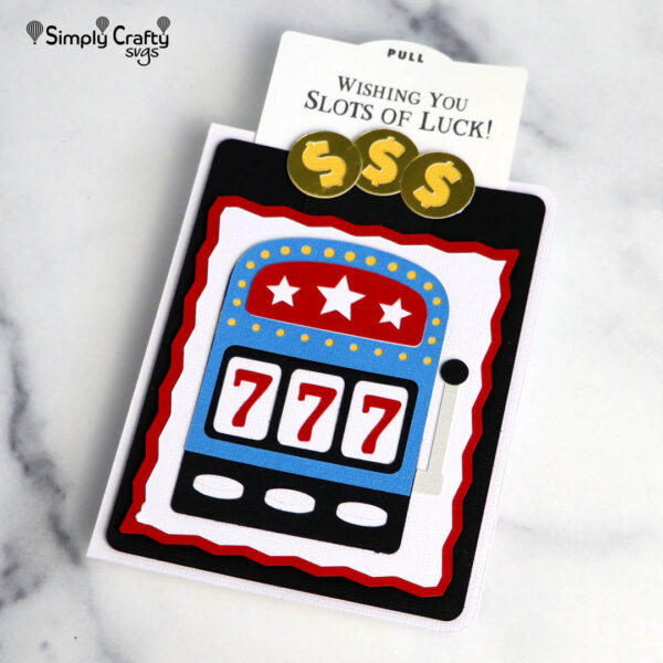 Slots Double Slider Card SVG