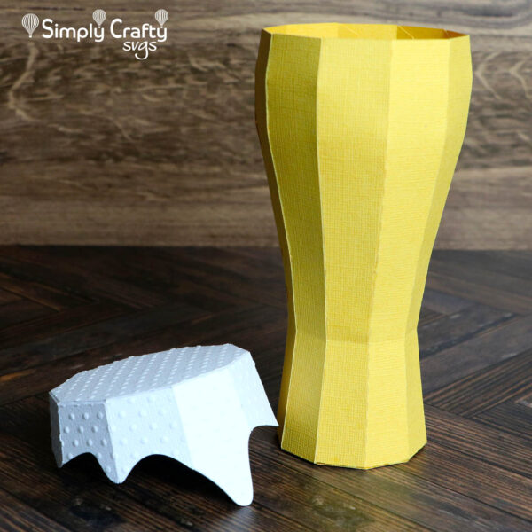 3D Beer Glass SVG