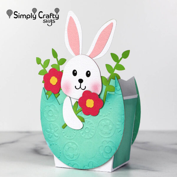 Easter Egg Bunny Box SVG