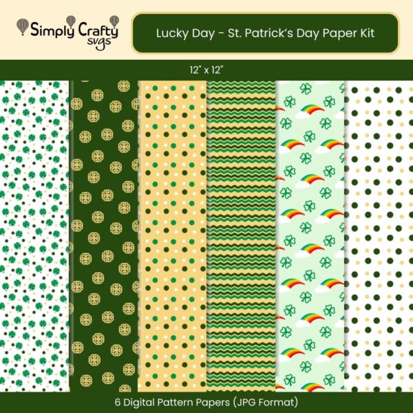 Lucky Day Digital Paper Kit